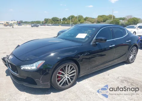 2017 Maserati Ghibli S z USA, uszkodzony, nr VIN ZAM57RTA4H1247081